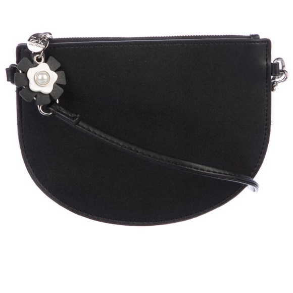Black Leather Crossbody Bag New